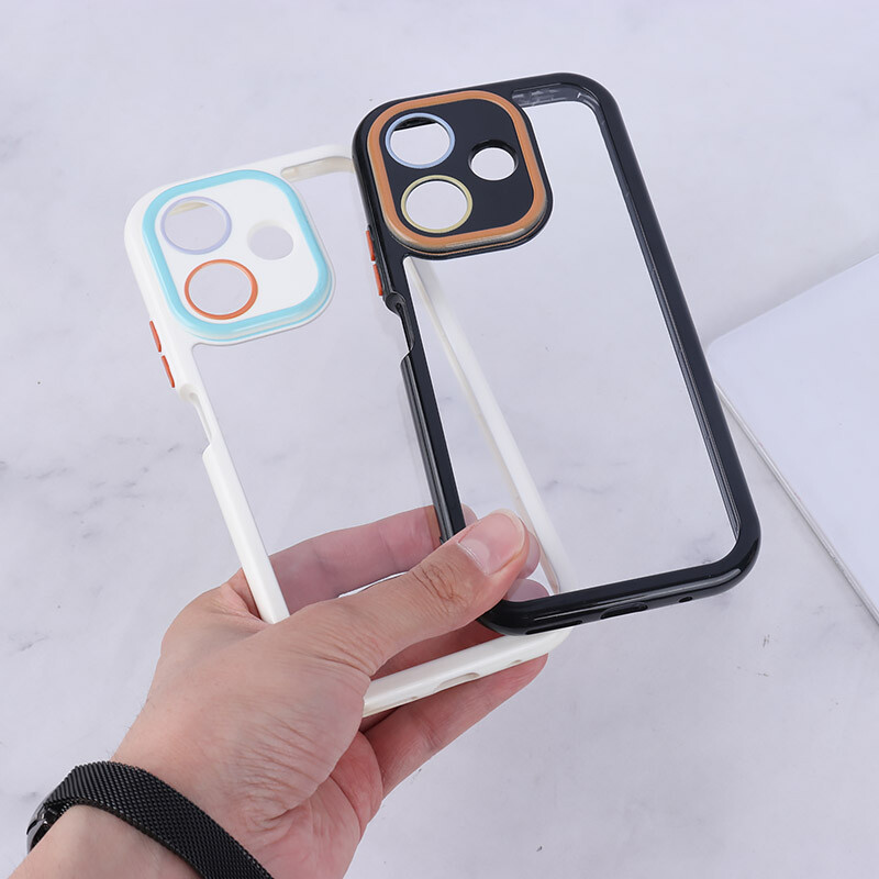 قاب شیائومی Poco M6 4G دور رنگی محافظ لنزدار