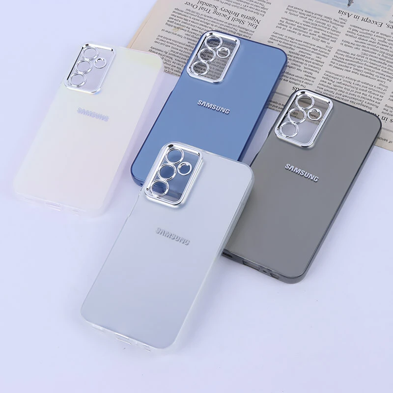 قاب PC سامسونگ Galaxy A15 براق متال محافظ لنزدار