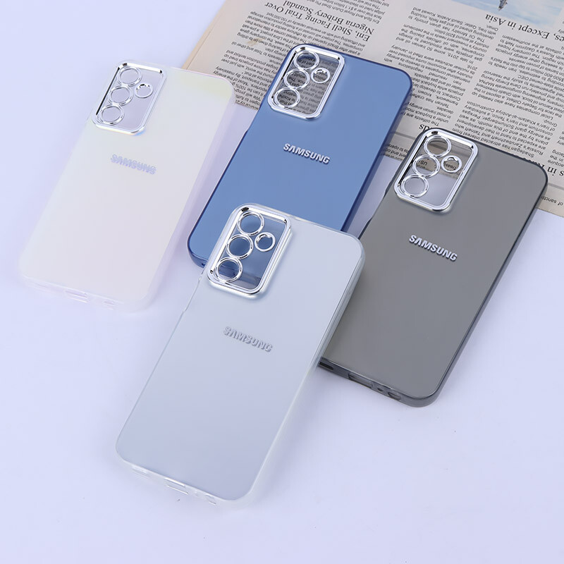 قاب PC سامسونگ Galaxy A15 براق متال محافظ لنزدار