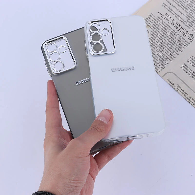 قاب PC سامسونگ Galaxy A15 براق متال محافظ لنزدار