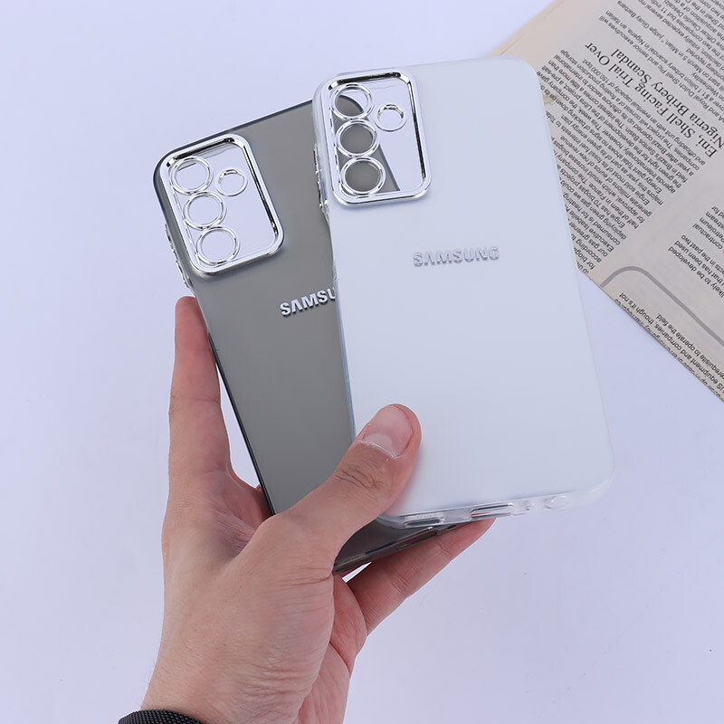 قاب PC سامسونگ Galaxy A15 براق متال محافظ لنزدار