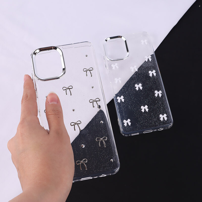 قاب اکلیلی سامسونگ Galaxy A06 طرح پاپیون دور محافظ متال