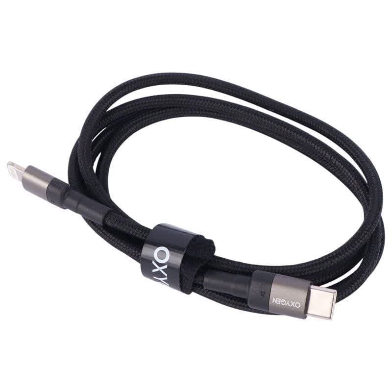 کابل تبدیل فست شارژ Oxygen LX-1 Type-C To Lightning PD 30W 1m