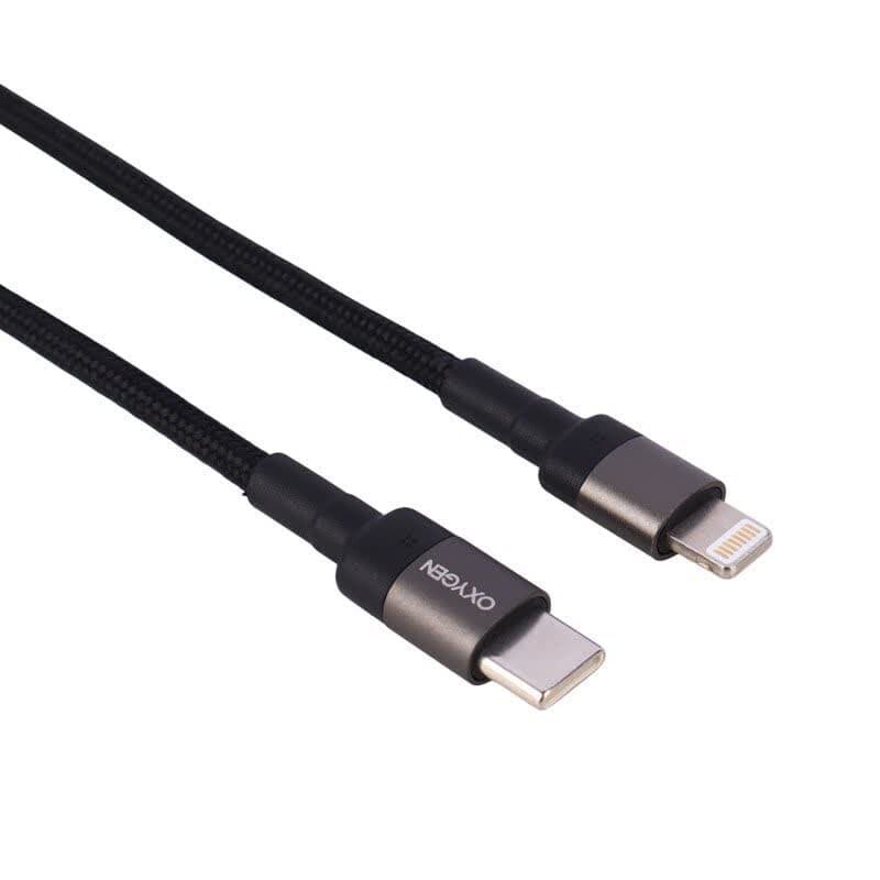 کابل تبدیل فست شارژ Oxygen LX-1 Type-C To Lightning PD 30W 1m