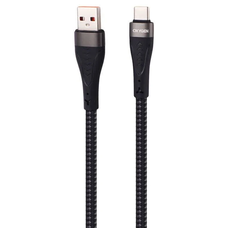 کابل تایپ سی فست شارژ Oxygen LX-3 5A 1m