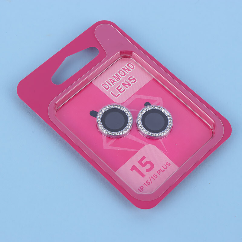 محافظ لنز رینگی نگین دار Lens Film آیفون iPhone 15 / 15 Plus