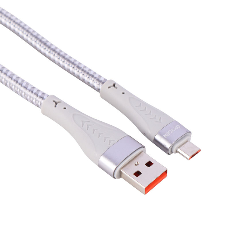 کابل میکرو یو اس بی فست شارژ Oxygen LX-3 5A 1m