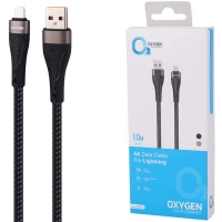 کابل آیفونی فست شارژ Oxygen LX-3 5A 1m