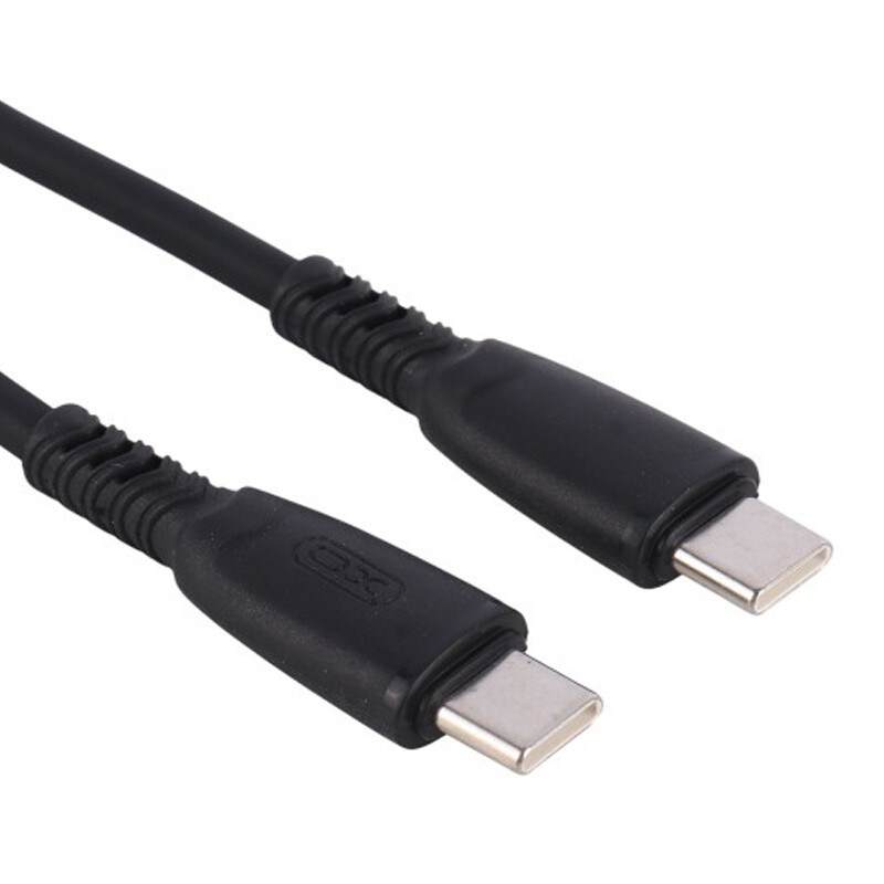 کابل تبدیل کوتاه فست شارژ XO XO-NB-Q248B Type-C to Type-C 60W 25cm