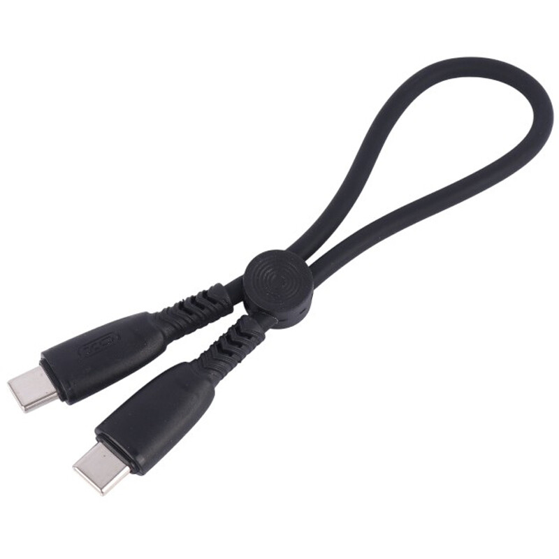 کابل تبدیل کوتاه فست شارژ XO XO-NB-Q248B Type-C to Type-C 60W 25cm