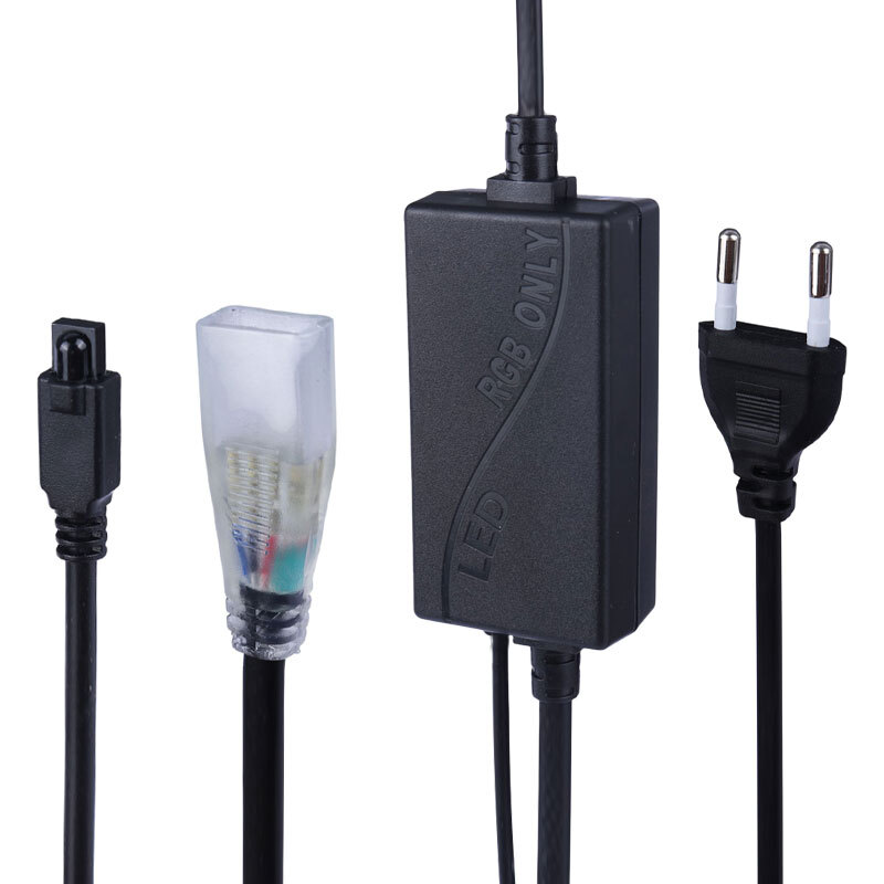 سوکت ریسه RGB طول 40 سانتی متری + ریموت کنترل