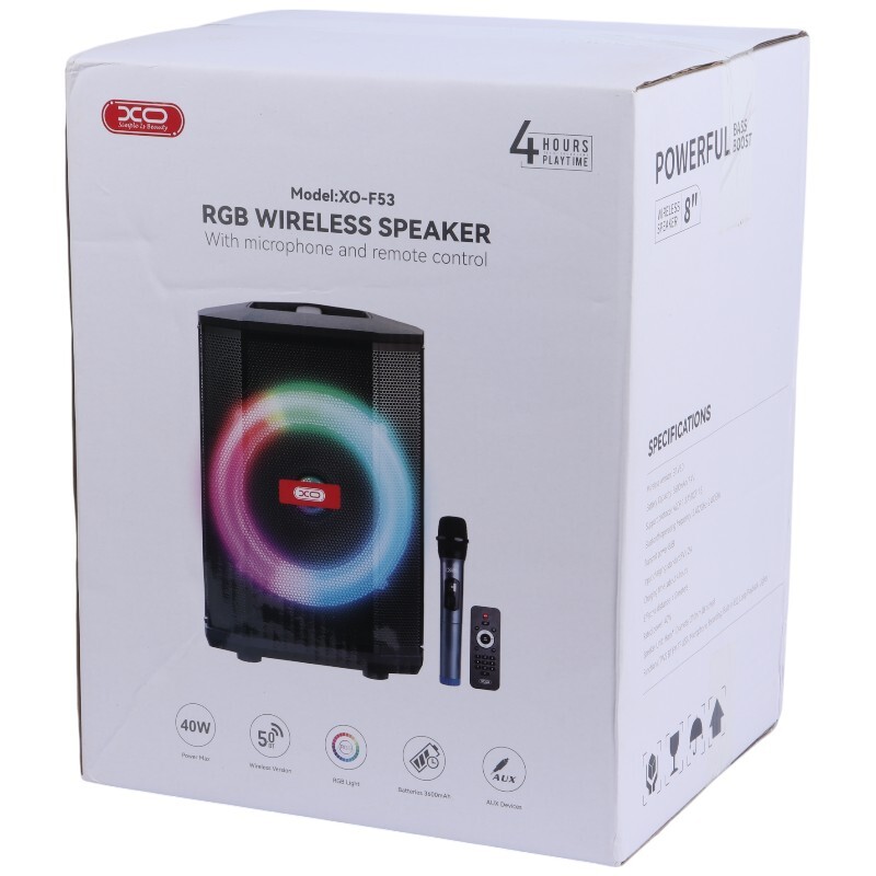 اسپیکر بلوتوثی ایکس او XO-F53 + میکروفون و ریموت کنترل