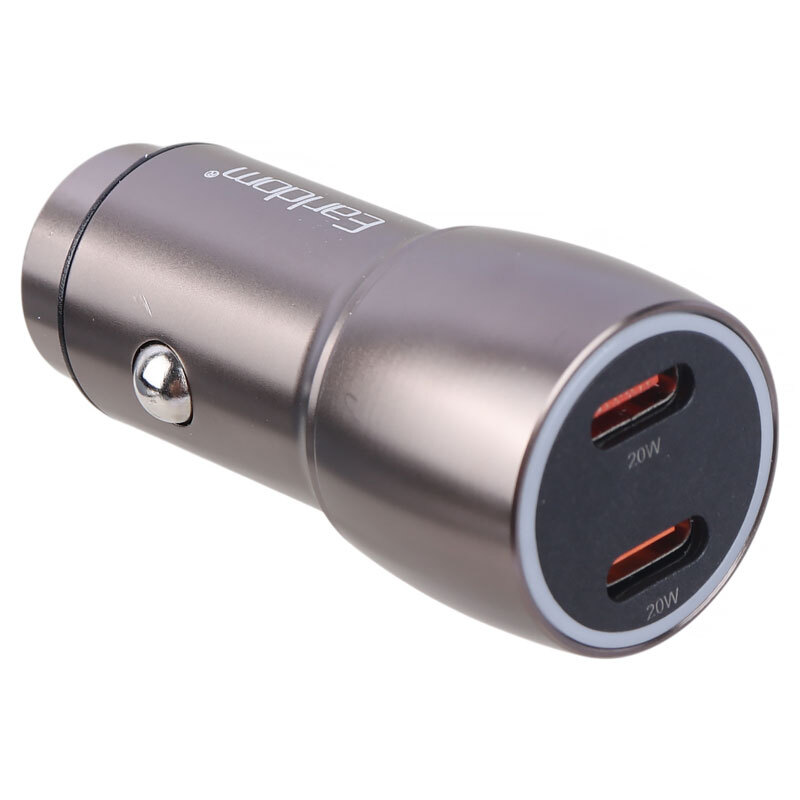 شارژر فندکی فست شارژ Earldom ES-CC15 PD 3A 20W + کابل تایپ سی