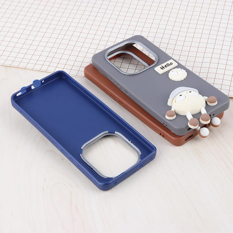 قاب چرمی ژله ای Leather شیائومی Redmi Note 14 Pro Plus 5G طرح دار