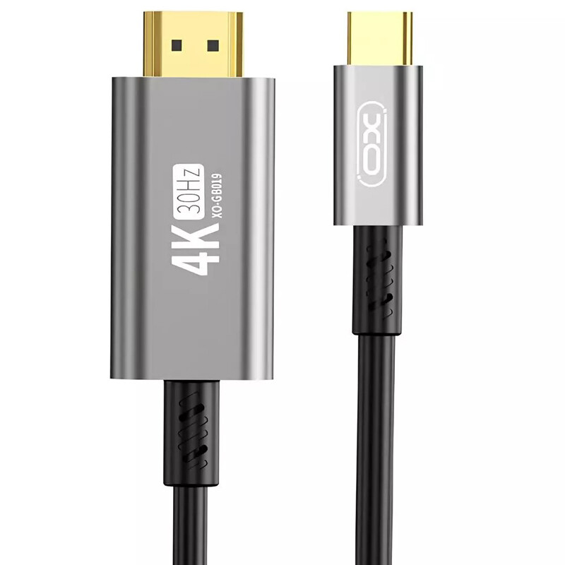 کابل تبدیل Type-C به HDMI ایکس او XO-GB019 طول 1.8 متر