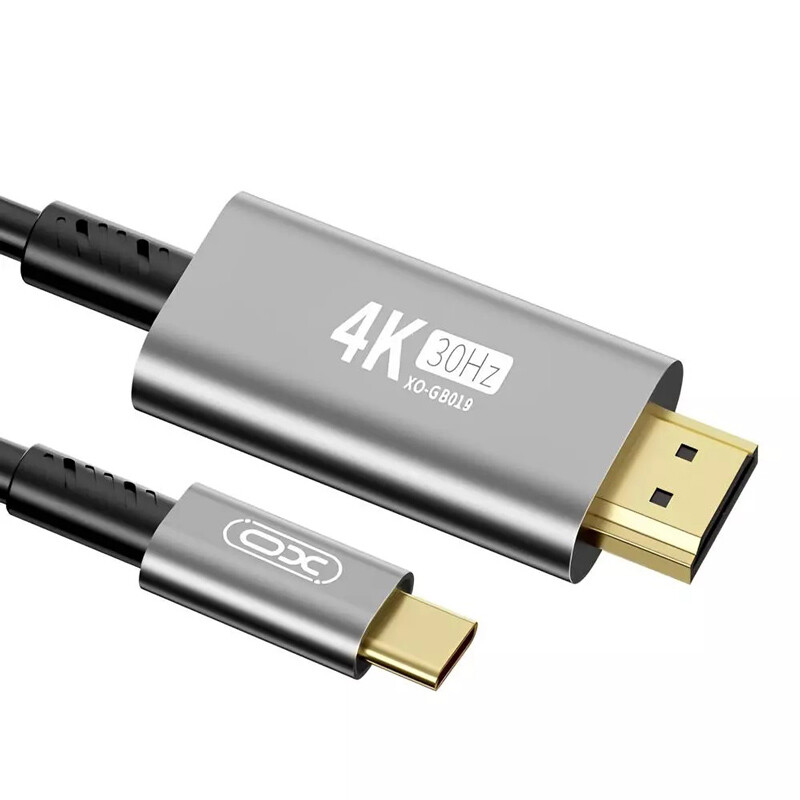 کابل تبدیل Type-C به HDMI ایکس او XO-GB019 طول 1.8 متر