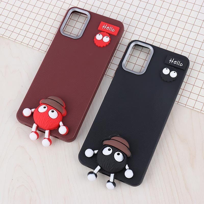 قاب چرمی ژله ای Leather سامسونگ Galaxy A06 طرح دار