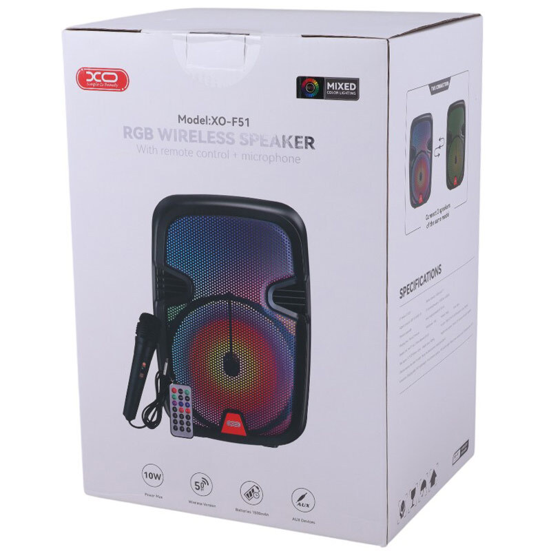 اسپیکر بلوتوثی ایکس او XO-F51 + میکروفون و ریموت کنترل