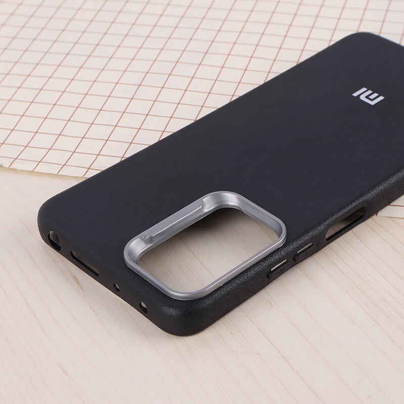 قاب چرمی ژله ای Leather شیائومی Redmi Note 11 Pro / Note 11 Pro Plus 5G (India) لوگو متال