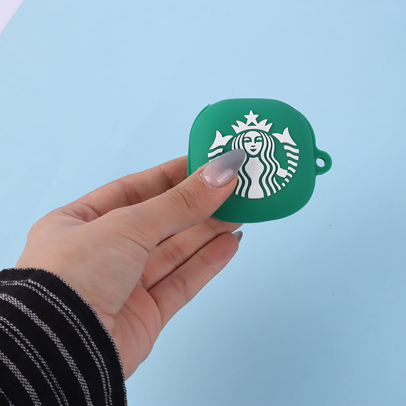 کاور عروسکی گلکسی بادز Live / Live Pro / Live Pro 2 / Fe طرح Starbucks