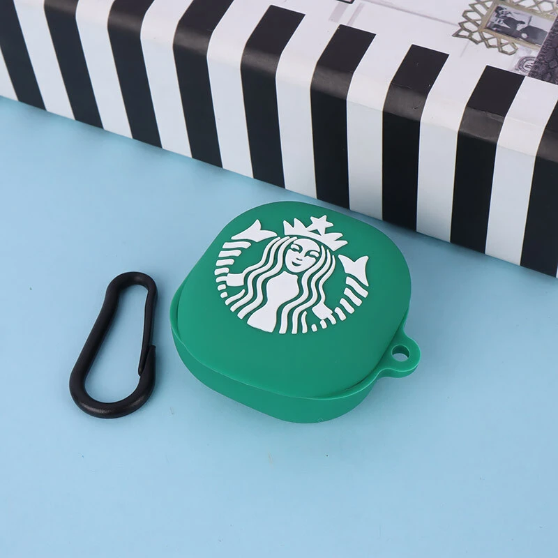 کاور عروسکی گلکسی بادز Live / Live Pro / Live Pro 2 / Fe طرح Starbucks