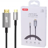 کابل تبدیل Type-C به HDMI ایکس او XO-GB019 طول 1.8 متر