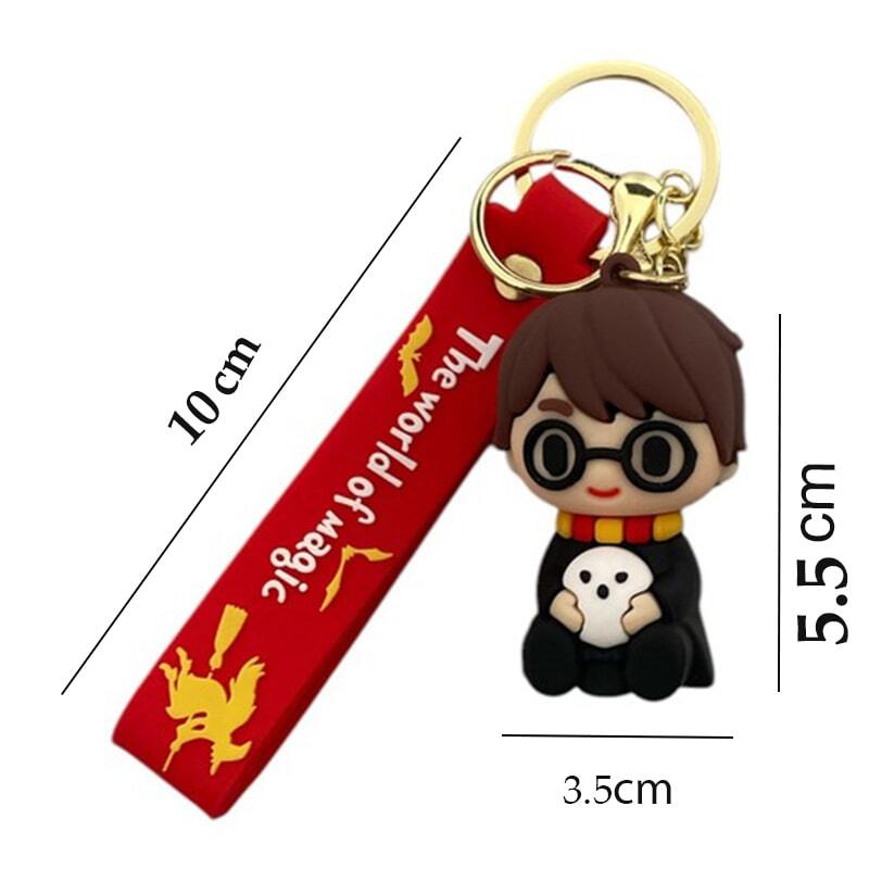 جاکلیدی سیلیکونی طرح هری پاتر با جغد سفید