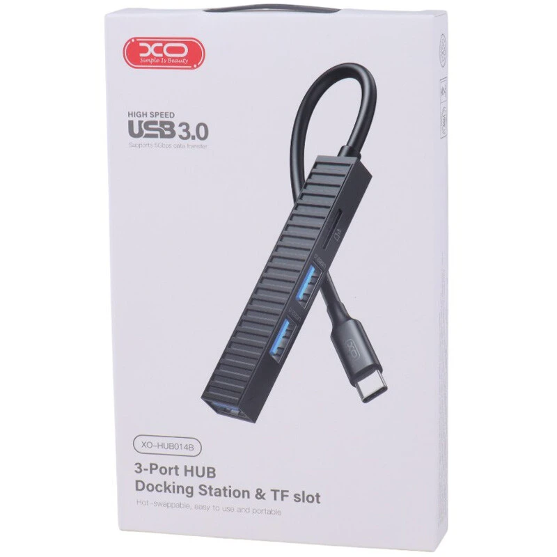 هاب 4 پورت Type-C ایکس او XO-HUB014B
