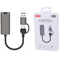 تبدیل Type-C /USB3.0 به LAN ایکس او XO-HUB018