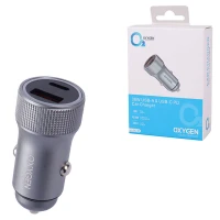 شارژر فندکی فست شارژ Oxygen AC-01 3.1A QC3.0 PD 20W