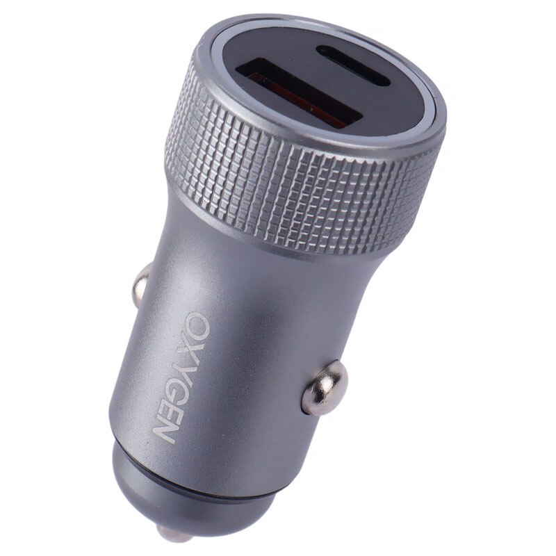 شارژر فندکی فست شارژ Oxygen AC-01 3.1A QC3.0 PD 20W