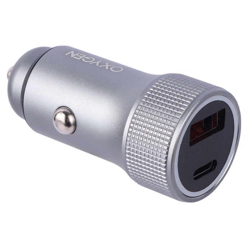 شارژر فندکی فست شارژ Oxygen AC-01 3.1A QC3.0 PD 20W
