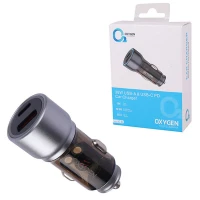 شارژر فندکی فست شارژ Oxygen AC-03 3.1A QC3.0 PD 20W