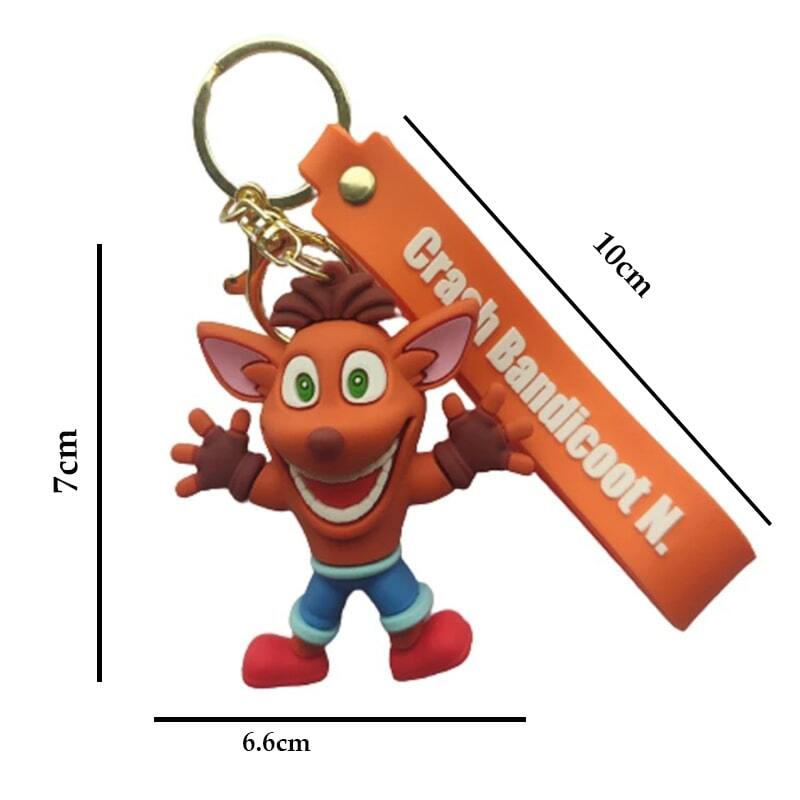 جاکلیدی سیلیکونی طرح کراش Crash Bandicoot