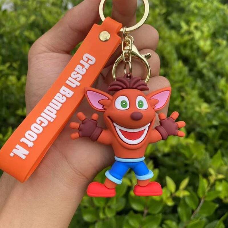 جاکلیدی سیلیکونی طرح کراش Crash Bandicoot