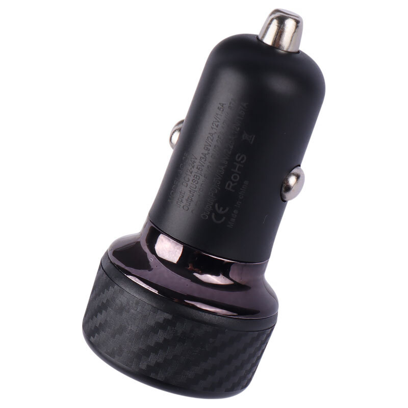 شارژر فندکی فست شارژ Oxygen AC-06 3A QC3.0 PD 20W