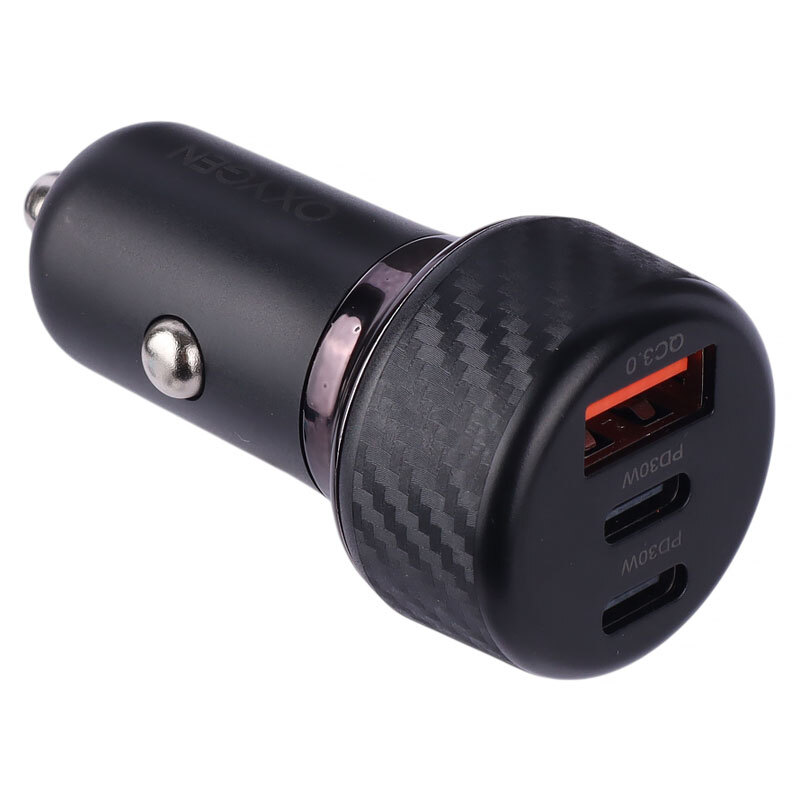 شارژر فندکی فست شارژ Oxygen AC-06 3A QC3.0 PD 20W