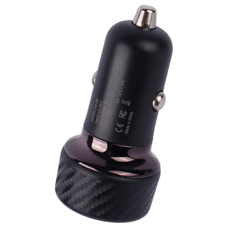 شارژر فندکی فست شارژ Oxygen AC-04 3A QC3.0 PD 30W