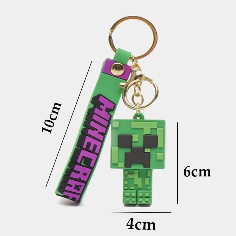 جاکلیدی سیلیکونی طرح زامبی Minecraft