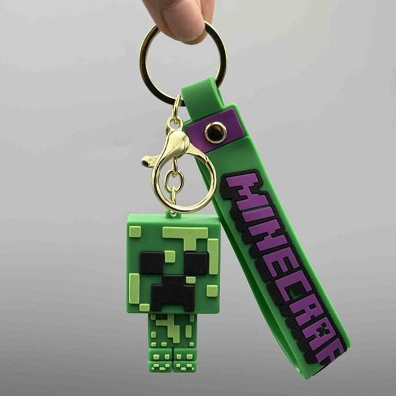 جاکلیدی سیلیکونی طرح زامبی Minecraft
