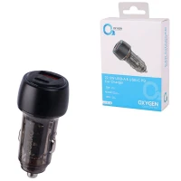 شارژر فندکی فست شارژ Oxygen AC-08 3.1A QC3.0 PD 18W