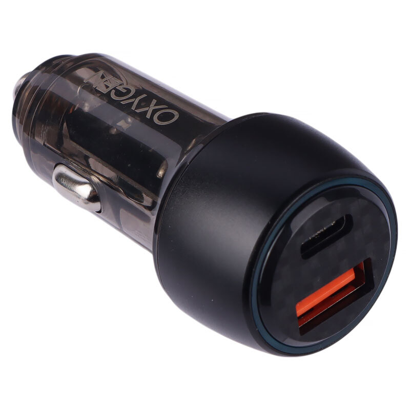 شارژر فندکی فست شارژ Oxygen AC-08 3.1A QC3.0 PD 18W