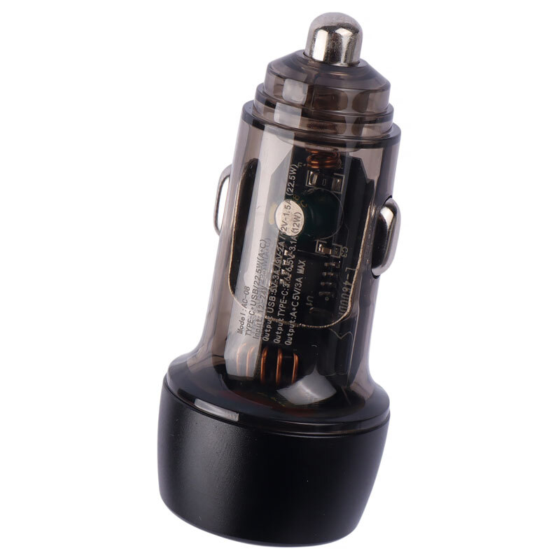 شارژر فندکی فست شارژ Oxygen AC-08 3.1A QC3.0 PD 18W