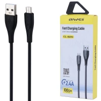 کابل میکرو یو اس بی فست شارژ Awei CL-182M 2.4A 1m
