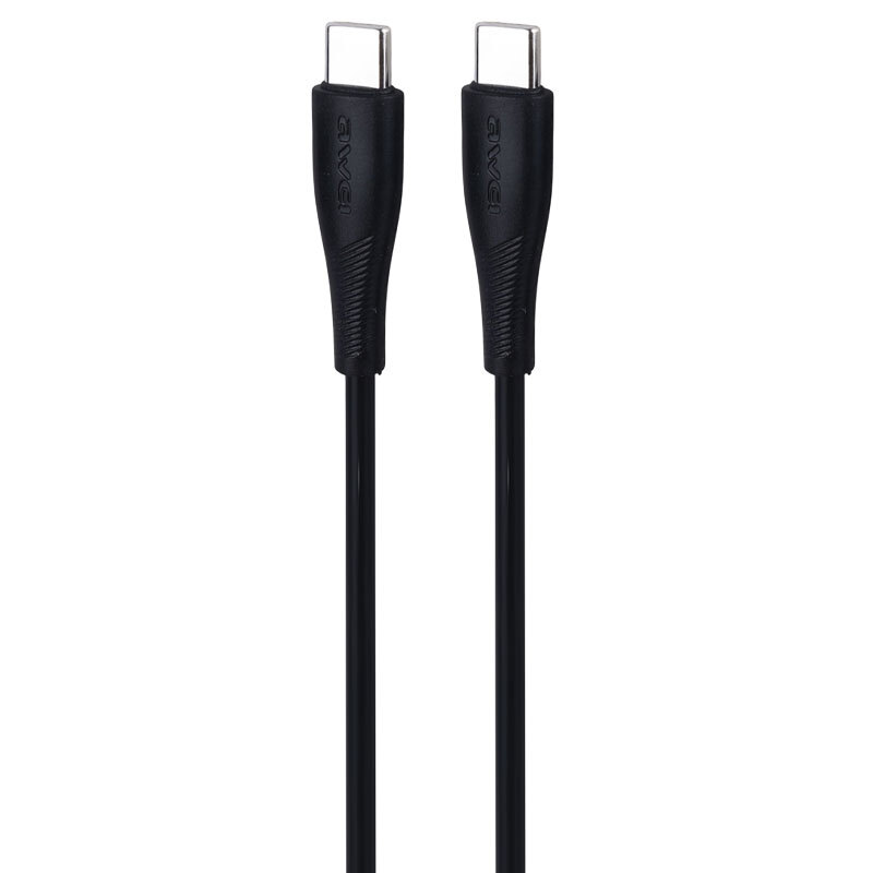 کابل تبدیل فست شارژ Awei CL-182C Type-C to Type-C 3A 60W 1m