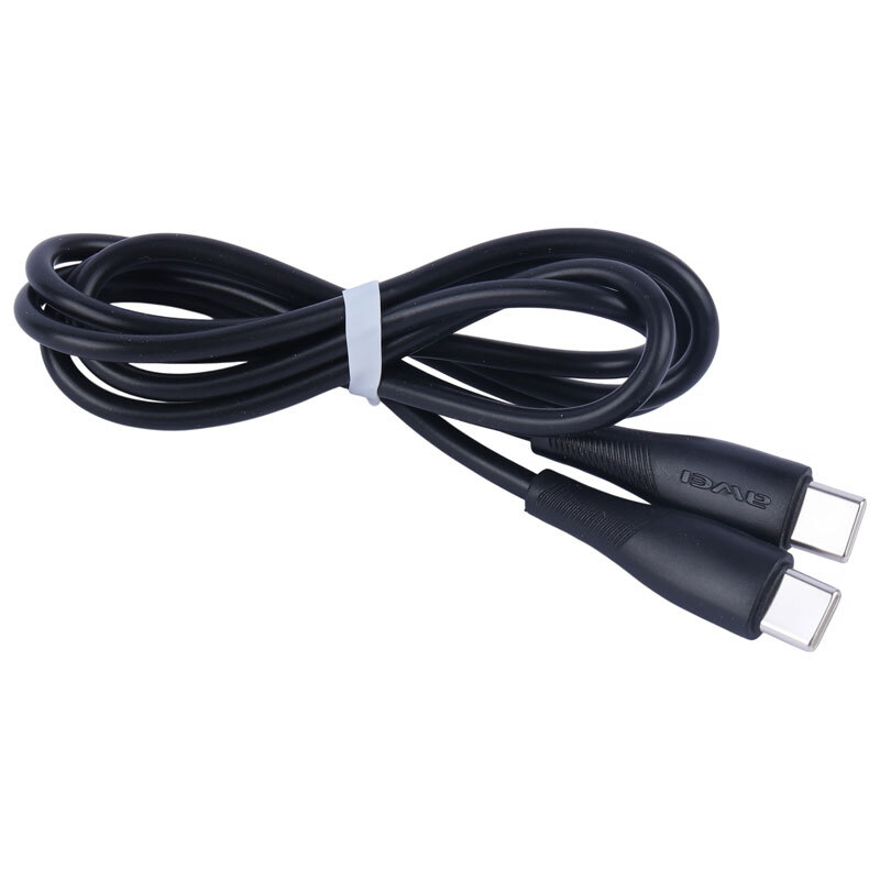 کابل تبدیل فست شارژ Awei CL-182C Type-C to Type-C 3A 60W 1m