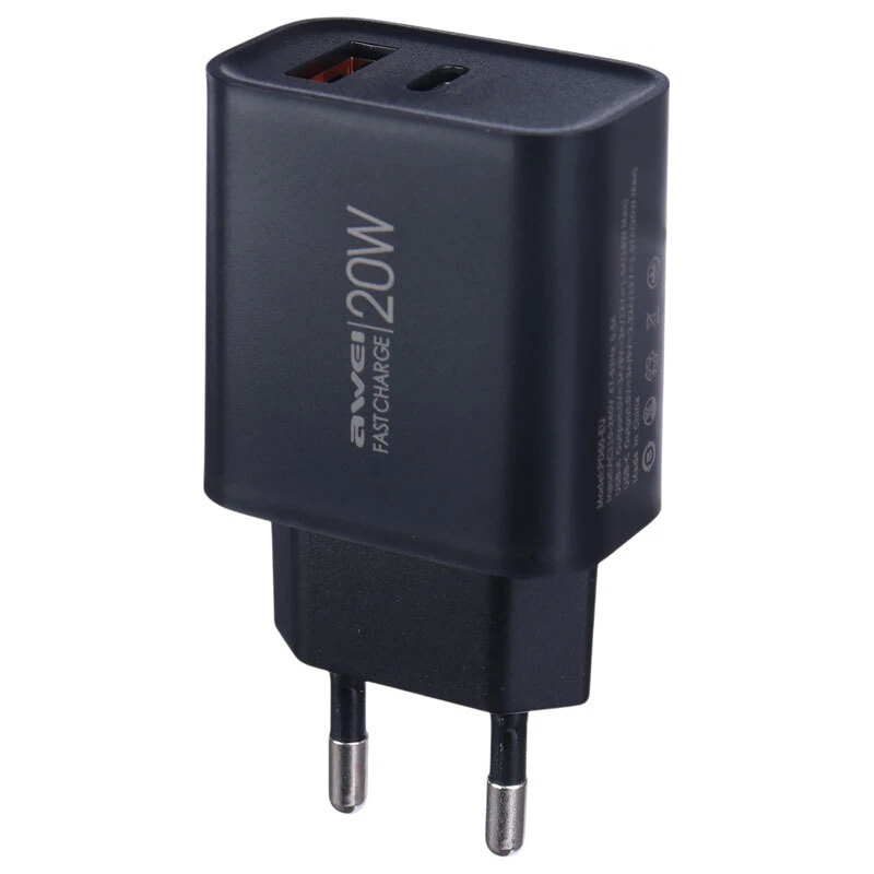 شارژر دیواری 20 وات اوی PD60-EU QC3.0 PD 3A