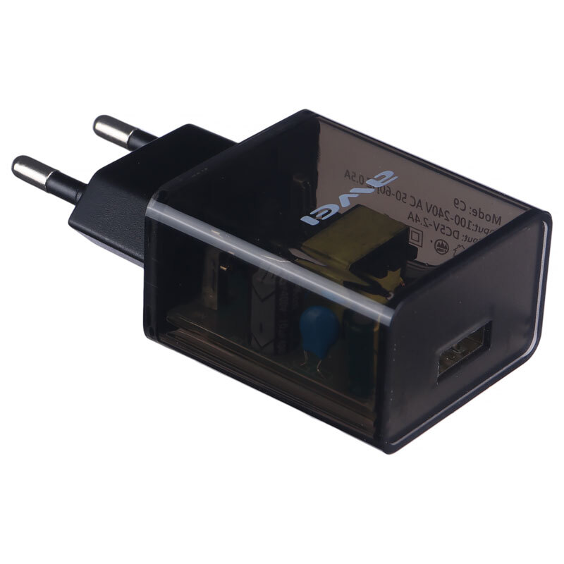 شارژر دیواری 12 وات اوی C9M 2.4A + کابل میکرو یو اس بی