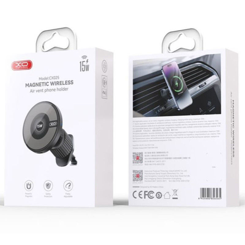 هولدر و شارژر وایرلس 15 وات ایکس او XO-CX0251