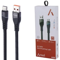 کابل تایپ سی فست شارژ Ansel A68 6A 1m